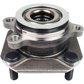 KUSATEC 513297 Front Wheel Bearing and Hub Assembly Compatible with 2007-2012 Nissan Sentra, 4 Lug Bolts w/ABS