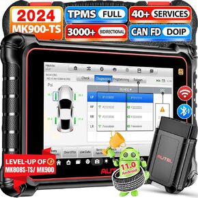 Autel MaxiCOM MK900-TS Scanner: 2024 OS 11 MK900TS Up of MS906TS MX900TS MK808S-TS MK900 MK900BT, Full TPMS as MS906 Pro-TS, 3000+ Bidirectional Scan Tool, Active Test, 40+ Reset, WiFi Print, FCA SGW in Saudi Arabia