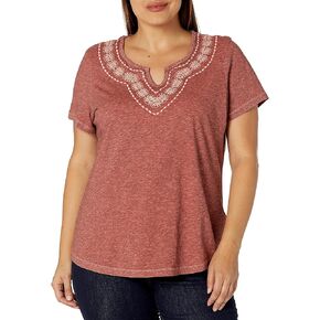 Aventura Women's Plus Size Maisie Short Sleeve Top