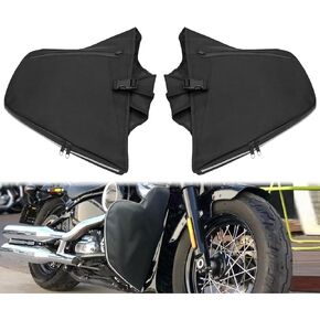 Motorcycle Soft Lowers Chaps Engine Guard Cover Leg Warmer Bag Fit For Harley Softail Street Bob Fat bob 2018-Later