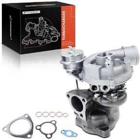 A-Premium Complete Turbo Turbocharger Kit, with Wastegate Actuator & Gasket, Compatible with Audi A4 1997-2006, A4 Quattro 1997-2005 & Volkswagen Passat 1998-2005, 1.8L K03, Replace# 5303-970-0029