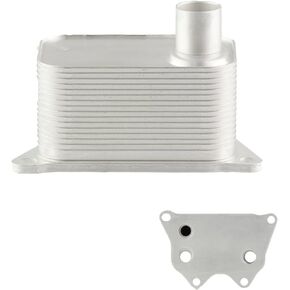 TOPAZ 06J117021D Engine Oil Cooler Compatible with Passat Tiguan Audi A4 A5 S5 TT 2009-2012