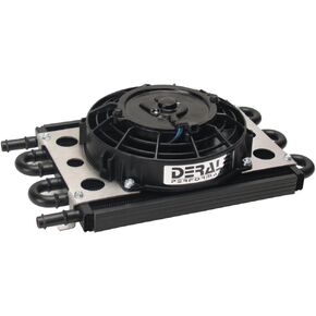 Derale 15830 Econo-Cool Remote Cooler , Black