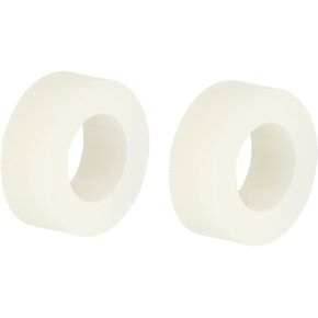PATIKIL M6 Round Spacer Washer, 48 Pack Nylon 6.2mm ID x 11mm OD x 4mm L for M6 Screws Block 3D Printer TV Wall Mounting Electrical Outlet, Beige
