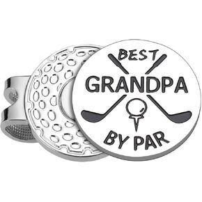 Fathers Day Golf Gifts for Grandpa Golf Ball Marker for Men Grandpa from Granddaughter Grandson Golf Accessories Christmas Birthday Gifts for Grandpa from Granddaughter Grandson Best Grandpa by Par in Saudi Arabia