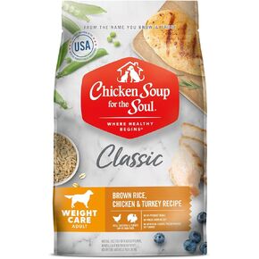 Chicken Soup for the Soul Pet Food Grain Free Salmon & Sweet Potato - Dry Dog Food 4LB - Soy, Corn & Wheat Free, No Artificial Flavors or Preservatives
