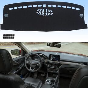 Dashboard Cover Flannel Dash Mat Custom Compatible with 2020-2022 Ford Escape, Anti-Glare, Anti-Reflection, No Peculiar Smell