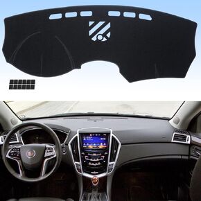 Dashboard Cover Flannel Dash Mat Custom Compatible with 2010 2011 2012 2013 2014 2015 2016 Cadillac SRX, Anti-Glare, Anti-Reflection, No Peculiar Smell