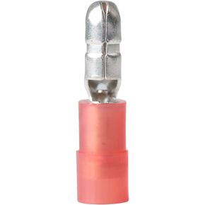 Ancor 230708 Marine Grade Electrical Nylon Insulated Double Crimp Funnel Entry Snap Plugs with Insulation Grip (Male, 22 to 18-Gauge, 4-Pack)