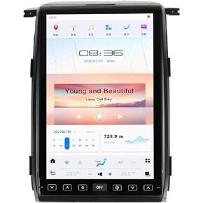 14.4 Inch Qualcomm Android 11 Car Radio for Ford F150 F-150 2009 2010 2011 2012 Stereo Upgrade Tesla Style Dash IPS Touch Screen Android Auto GPS Navigation Multimedia Player