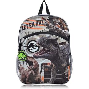 Jurassic World Boys Backpack Dinosaur Knapsack | Elementary and Kindergarten Kids Backpacks for School (Jurassic World)
