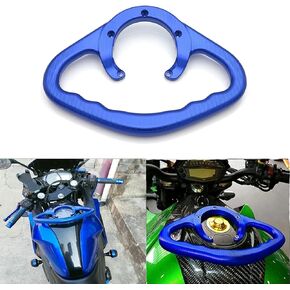 Motorcycle Grab Bar Fuel Tank Armrest Front Passenger Hand Grip for Suzuki GSXR 600 750 1000 1300 2004-2017 Motorcycle Accessories (Black)
