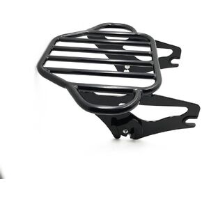 HTTMT MT502-009- Chrome King Detachables Two-Up Luggage Rack Compatible with 2009-2016 Touring Road King/Street Glide/Road Glide
