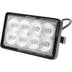 LED Headlight, 40W LED Work Light Compatible With John-Deeretractor Casetractor New Hollandtractor 12V Flood Beam Direct Replace LED Bulb 6000K