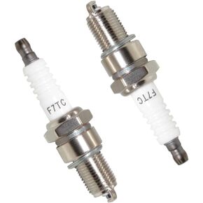 F7TC شرارة التوصيل لGX120 GX160 GX200 GX240 GX270 GX340 GX390 مولد جزازة العشب جرار مضخة مياه صغيرة آلة تلميع الحراثة (2 قطعة)