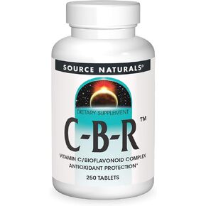 Source Naturals C-B-R - Vitamin C, Bioflavonoid Complex For Antioxidant Protection - 250 Tablets