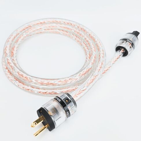 كابل طاقة 10 AWG Audiophile، سلك طاقة OFC عالي النهاية لأنظمة HiFi (5 قدم) in Kuwait