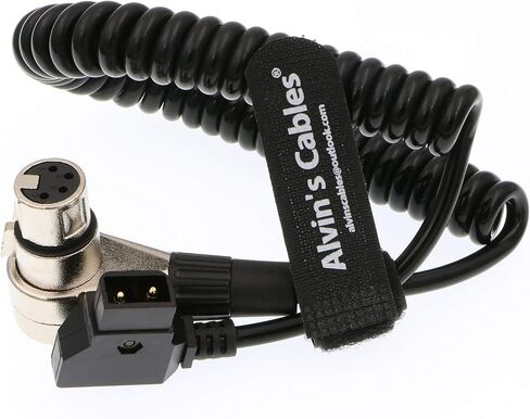 كابلات ألفين D-Tap إلى XLR 4 Pin أنثى الزاوية اليمنى كابل الطاقة لسوني فينيسيا F5 F55، بلاك ماجيك URSA Mini Pro، باناسونيك فاريكام in Saudi Arabia