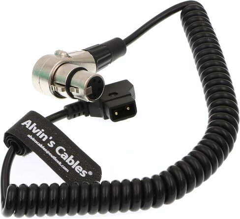 كابلات ألفين D-Tap إلى XLR 4 Pin أنثى الزاوية اليمنى كابل الطاقة لسوني فينيسيا F5 F55، بلاك ماجيك URSA Mini Pro، باناسونيك فاريكام in Saudi Arabia