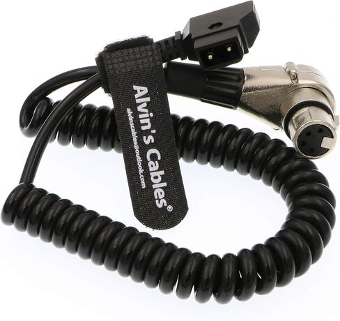 كابلات ألفين D-Tap إلى XLR 4 Pin أنثى الزاوية اليمنى كابل الطاقة لسوني فينيسيا F5 F55، بلاك ماجيك URSA Mini Pro، باناسونيك فاريكام in Saudi Arabia