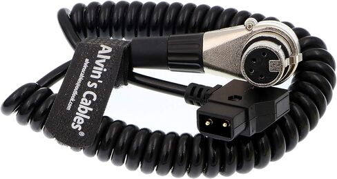 كابلات ألفين D-Tap إلى XLR 4 Pin أنثى الزاوية اليمنى كابل الطاقة لسوني فينيسيا F5 F55، بلاك ماجيك URSA Mini Pro، باناسونيك فاريكام in Saudi Arabia
