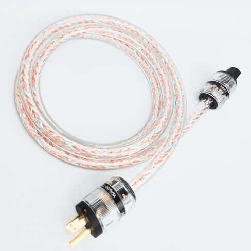 كابل طاقة 10 AWG Audiophile، سلك طاقة OFC عالي النهاية لأنظمة HiFi (5 قدم) in Kuwait