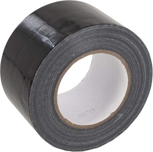 GTSE Black Duct Tape, Wide Roll, 3 inches x 55 Yards (164 ft), Heavy-Duty, Waterproof, 1 Roll Pack in Saudi Arabia