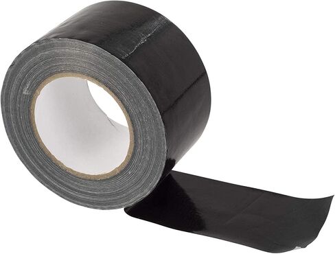 GTSE Black Duct Tape, Wide Roll, 3 inches x 55 Yards (164 ft), Heavy-Duty, Waterproof, 1 Roll Pack in Saudi Arabia