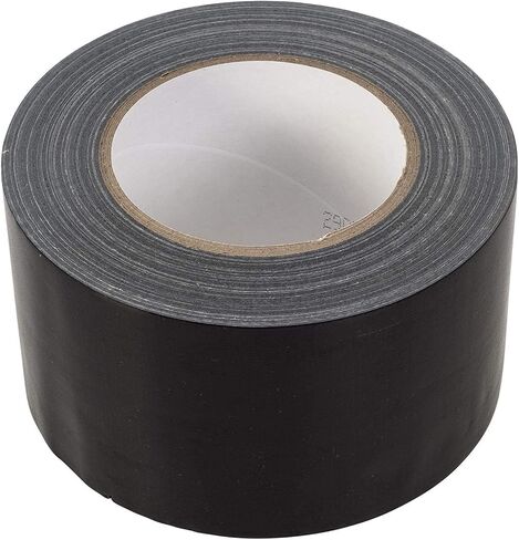 GTSE Black Duct Tape, Wide Roll, 3 inches x 55 Yards (164 ft), Heavy-Duty, Waterproof, 1 Roll Pack in Saudi Arabia