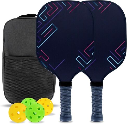 مجموعة Pickleball Paddles مكونة من 2 مجاذيف Pickleball معتمدة من USAPA كهدية للمبتدئين والمحترفين in Kuwait