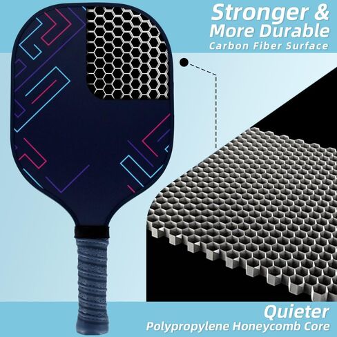 مجموعة Pickleball Paddles مكونة من 2 مجاذيف Pickleball معتمدة من USAPA كهدية للمبتدئين والمحترفين in Kuwait