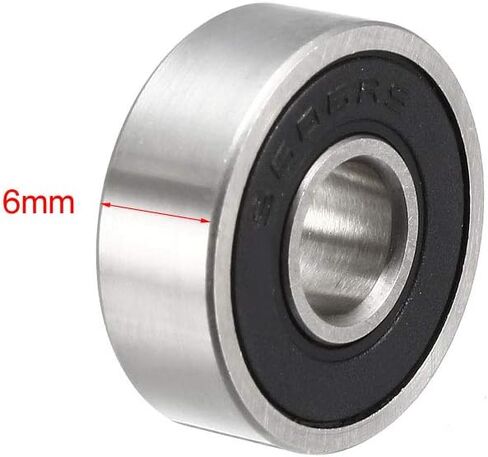 uxcell S607-2RS Stainless Steel Ball Bearing 7x19x6mm Double Sealed 607RS Bearings 1-Pack in Saudi Arabia