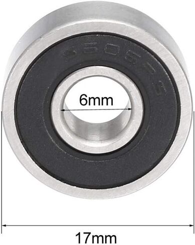 uxcell S607-2RS Stainless Steel Ball Bearing 7x19x6mm Double Sealed 607RS Bearings 1-Pack in Saudi Arabia