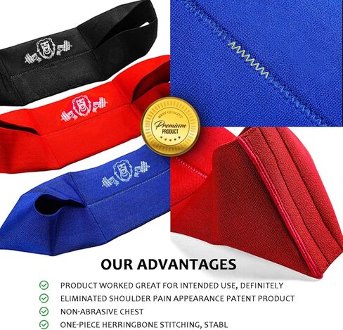 MANUEKLEAR Tension1(140LB-220LB) حزام ضغط للمقعد للرجال والنساء، شريط ضغط للمقعد، يساعد في اللياقة البدنية، قوة تمرينات الصالة الرياضية... in Kuwait