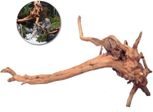 Ipetboom Natural Driftwood for Aquarium - 2pcs Driftwood for Freshwater Aquarium Hamster Water Bottle - Aquarium Decor Spider Wood Freshwater Fish Tank Reptile Driftwood Branch in Saudi Arabia