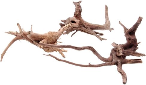 Ipetboom Natural Driftwood for Aquarium - 2pcs Driftwood for Freshwater Aquarium Hamster Water Bottle - Aquarium Decor Spider Wood Freshwater Fish Tank Reptile Driftwood Branch in Saudi Arabia