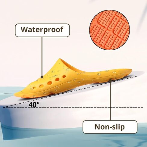 أحذية استحمام KENROLL مضادة للانزلاق للأمهات وكبار السن، شرائح نسائية مريحة للنساء والرجال، شباشب حمام صيفية in Kuwait
