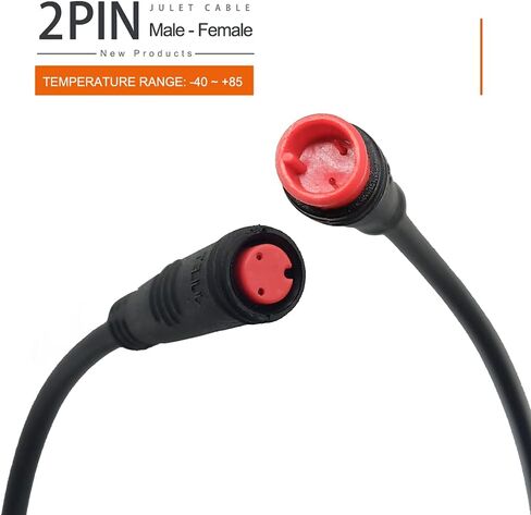 Extension Cable 2Pin/3Pin/4Pin/5Pin/6Pin/9Pin Plug Waterproof Connector for Ebike Kit,Display/Ebrake/Throttle/Shift Sensor/Hub Motor/Mid-Motor Signal Extension Cable in Saudi Arabia