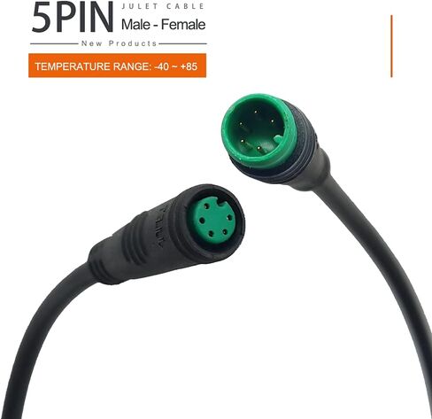 Extension Cable 2Pin/3Pin/4Pin/5Pin/6Pin/9Pin Plug Waterproof Connector for Ebike Kit,Display/Ebrake/Throttle/Shift Sensor/Hub Motor/Mid-Motor Signal Extension Cable in Saudi Arabia