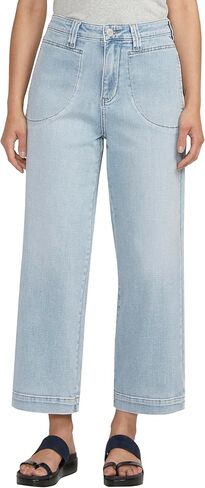 JAG Women's Sophia High Rise Wide Leg Cropped Jeans in Saudi Arabia