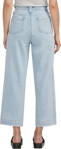 JAG Women's Sophia High Rise Wide Leg Cropped Jeans in Saudi Arabia
