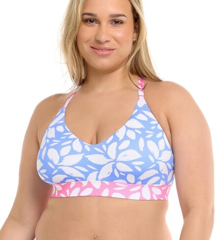 Body Glove Women's Ruth Plus Fixed Triangle Bikini Top Swimsuit with Adjustable Tie Back Detail, Available in Sizes 1x,2X,3X in Saudi Arabia