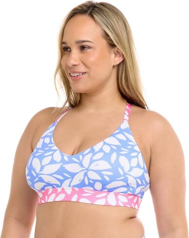 Body Glove Women's Ruth Plus Fixed Triangle Bikini Top Swimsuit with Adjustable Tie Back Detail, Available in Sizes 1x,2X,3X in Saudi Arabia
