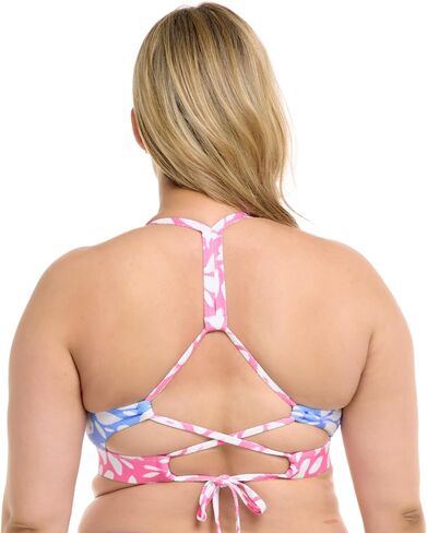Body Glove Women's Ruth Plus Fixed Triangle Bikini Top Swimsuit with Adjustable Tie Back Detail, Available in Sizes 1x,2X,3X in Saudi Arabia