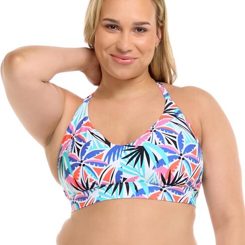 Body Glove Women's Ruth Plus Fixed Triangle Bikini Top Swimsuit with Adjustable Tie Back Detail, Available in Sizes 1x,2X,3X in Saudi Arabia