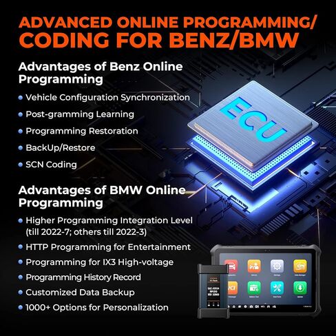 OTOFIX EvoScan Ultra 2023 New Car Diagnostic Scanner, J2534 OEM ECU Programming & Coding Scan Tool, 2 Years Free Update, Topology Mapping 2.0, Auto scan 2.0, 40+ Services, Bidirectional Control in Saudi Arabia