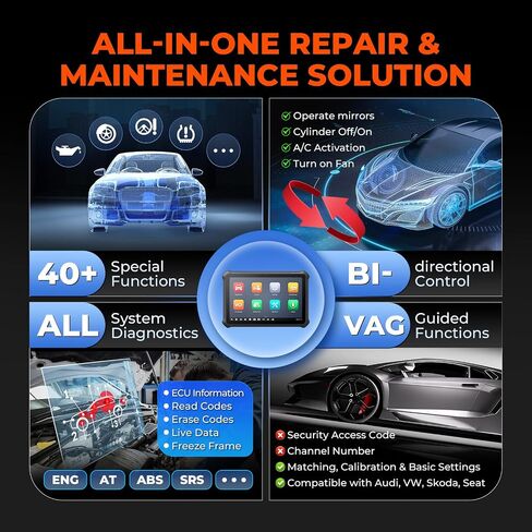 OTOFIX EvoScan Ultra 2023 New Car Diagnostic Scanner, J2534 OEM ECU Programming & Coding Scan Tool, 2 Years Free Update, Topology Mapping 2.0, Auto scan 2.0, 40+ Services, Bidirectional Control in Saudi Arabia