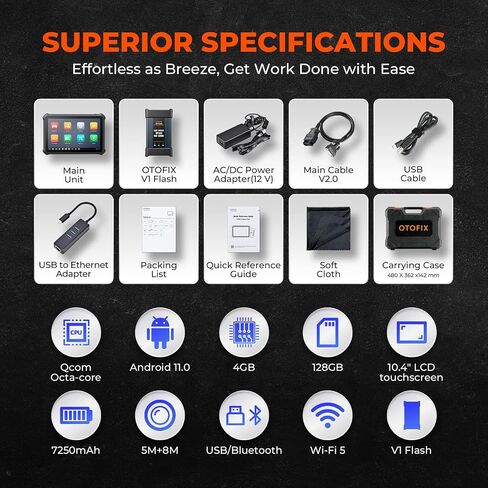 OTOFIX EvoScan Ultra 2023 New Car Diagnostic Scanner, J2534 OEM ECU Programming & Coding Scan Tool, 2 Years Free Update, Topology Mapping 2.0, Auto scan 2.0, 40+ Services, Bidirectional Control in Saudi Arabia