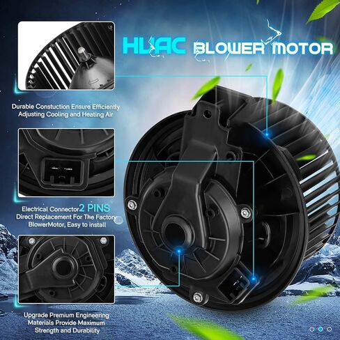 محرك منفاخ CG1Z 19805 D HVAC مع قفص مروحة يستبدل 700274 CG1Z-19805-D PM9393، يناسب 2012 2013 Lincoln MKT، 2013 Ford Taurus/Flex in Saudi Arabia