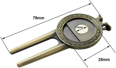 Golf Divot Repair Tool with Golf Club Skull Ball Marker Golf Gift for Golfer (Skull) in Kuwait